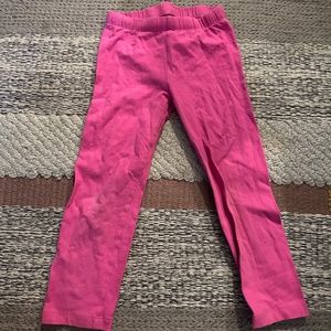 Girls Pink Leggings